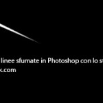 Linee sfumate in Photoshop con lo strumento Traccia Tracciato