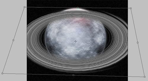 Quarto step tutorial realizzare anelli di Saturno