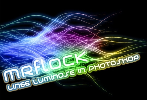 Immagine copertina per il tutorial su come realizzare delle linee luminose con adobe photoshop
