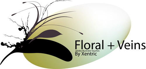Pennelli floreali per illustrator