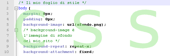 CSS in linea