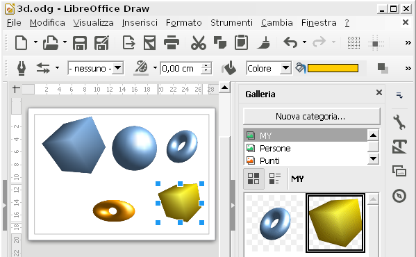 LibreOffice Draw Galleria