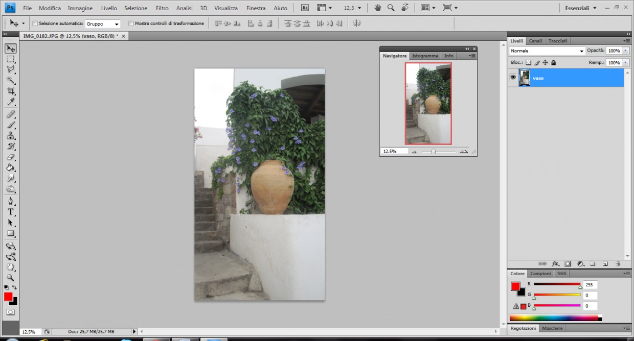 photoshop isolare livelli
